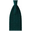 Viola Milano - Knitted Zig Zag Pattern Silk Tie - Spring Forest - Handmade in Italy - Luxury Exclusive Collection - Avvenice