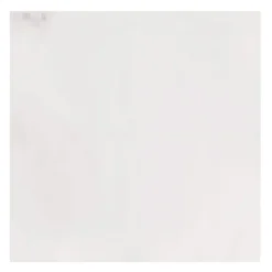 Viola Milano - Luxury 100% Cotton Handrolled Pocket Square - White - Handmade in Italy - Luxury Exclusive Collection - Avvenice