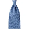 Viola Milano - Maillon Selftipped Italian Silk Tie - Blue Mix - Handmade in Italy - Luxury Exclusive Collection - Avvenice