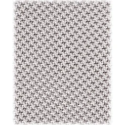 Viola Milano - Micro Cross Woven Silk Jacquard Tie - Silver/White - Handmade in Italy - Luxury Exclusive Collection - Avvenice