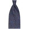 Viola Milano - Micro Paisley Italian Handrolled Silk Tie - Bronze - Handmade in Italy - Luxury Exclusive Collection - Avvenice