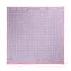 Viola Milano - Micro Pattern Silk Pocket Square - Pink - Handmade in Italy - Luxury Exclusive Collection - Avvenice
