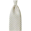 Viola Milano - Mix Floral Untipped Italian Silk Tie - Pale Lemon - Handmade in Italy - Luxury Exclusive Collection - Avvenice