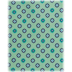 Viola Milano - Mix Floral Selftipped Silk Tie - Lime Mix - Handmade in Italy - Luxury Exclusive Collection - Avvenice