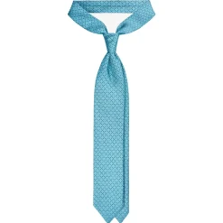 Viola Milano - Mystic Dot Selftipped Silk Tie - Light Blue Mix - Handmade in Italy - Luxury Exclusive Collection - Avvenice