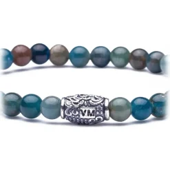 Viola Milano - Natural 6 mm Gemstone Bracelet - Atoll - Handmade in Italy - Luxury Exclusive Collection - Avvenice