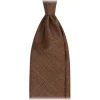 Viola Milano - Over Check Amp Vintage 100% Lana Tie - Brown Mix - Handmade in Italy - Luxury Exclusive Collection - Avvenice