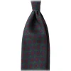 Viola Milano - Paisley Pattern Selftipped Italian Silk Tie - Forest - Handmade in Italy - Luxury Exclusive Collection - Avvenice