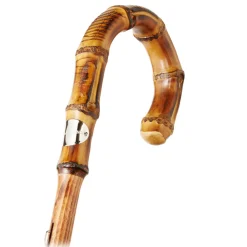 Viola Milano - Polka Dot Bamboo Umbrella - Navy and Red - Handmade in Italy - Luxury Exclusive Collection - Avvenice