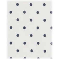 Viola Milano - Polka Dot Untipped Linen Tie - Natural White - Handmade in Italy - Luxury Exclusive Collection - Avvenice