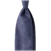 Viola Milano - Prince of Wales Untipped 100% Wool Tie - Blue Mix - Handmade in Italy - Luxury Exclusive Collection - Avvenice