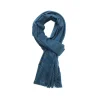 Viola Milano - Prince of Wales Wool Scarf - Blue Mix - Handmade in Italy - Luxury Exclusive Collection - Avvenice