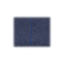 Viola Milano - Prince of Wales Wool Scarf - Blue Mix - Handmade in Italy - Luxury Exclusive Collection - Avvenice