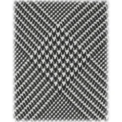 Viola Milano - Prince of Wales Selftipped Italian Silk Tie - Black - Handmade in Italy - Luxury Exclusive Collection - Avvenice