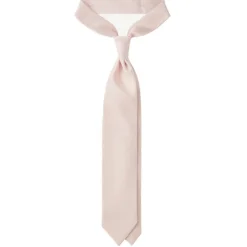 Viola Milano - Prince of Wales Selftipped Italian Silk Tie - Pink - Handmade in Italy - Luxury Exclusive Collection - Avvenice