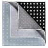 Viola Milano - Printed Polka Dot Silk Pocket Square - Grey Shades - Handmade in Italy - Luxury Exclusive Collection - Avvenice
