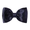 Viola Milano - Ready-Tie Grosgrain Bow-Tie - Navy - Made in Italy - Luxury Exclusive Collection - Avvenice