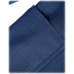 Viola Milano - Sartorial Half-lined Hopsack Blazer - Royal Blue - Handmade in Italy - Luxury Exclusive Collection - Avvenice