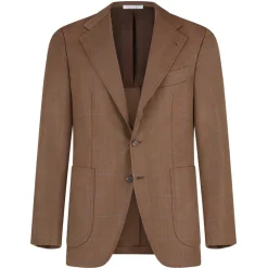 Viola Milano - Sartorial Half-lined Limited Sports Club Blazer - Check - Handmade in Italy - Luxury Exclusive Collection - Avvenice