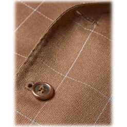 Viola Milano - Sartorial Half-lined Limited Sports Club Blazer - Check - Handmade in Italy - Luxury Exclusive Collection - Avvenice