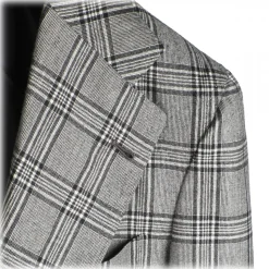 Viola Milano - Sartorial Half-Lined 100% Cashmere Blazer – Glencheck - Handmade in Italy - Luxury Exclusive Collection - Avvenice