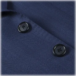 Viola Milano - Sartorial Half-Lined Wool and Silk Blazer - Blue - Handmade in Italy - Luxury Exclusive Collection - Avvenice