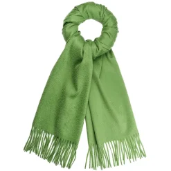 Viola Milano - Solid 100% Zibellino Cashmere Scarf - Apple - Handmade in Italy - Luxury Exclusive Collection - Avvenice