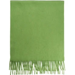 Viola Milano - Solid 100% Zibellino Cashmere Scarf - Apple - Handmade in Italy - Luxury Exclusive Collection - Avvenice