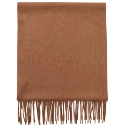 Viola Milano - Solid 100% Zibellino Cashmere Scarf - Cinnamon - Handmade in Italy - Luxury Exclusive Collection - Avvenice