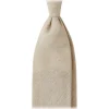 Viola Milano - Solid Handrolled 100% Cashmere Tie - Sand - Handmade in Italy - Luxury Exclusive Collection - Avvenice