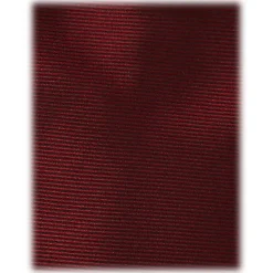 Viola Milano - Solid Woven Selftipped Silk Tie - Burgundy - Handmade in Italy - Luxury Exclusive Collection - Avvenice