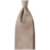 Viola Milano - Solid Woven Selftipped Silk Tie - Sand - Handmade in Italy - Luxury Exclusive Collection - Avvenice