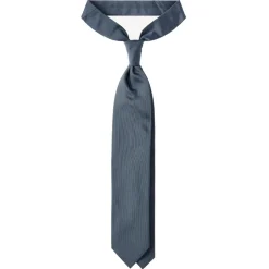 Viola Milano - Solid Woven Selftipped Silk Tie - Sea - Handmade in Italy - Luxury Exclusive Collection - Avvenice