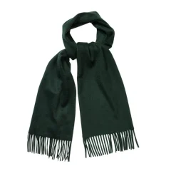 Viola Milano - Solid Zibellino Cashmere Scarf - Forest - Handmade in Italy - Luxury Exclusive Collection - Avvenice
