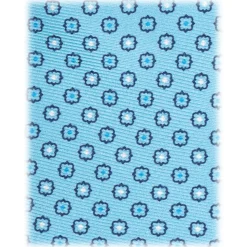 Viola Milano - Sommerset Floral Selftipped Silk Tie - Sea Mix - Handmade in Italy - Luxury Exclusive Collection - Avvenice