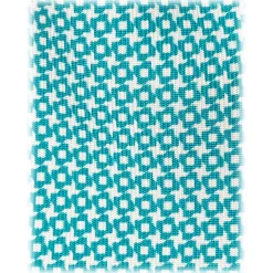 Viola Milano - Star Pattern Selftipped Italian Silk Tie - Menthol - Handmade in Italy - Luxury Exclusive Collection - Avvenice