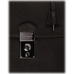 Viola Milano - The Light Traveller Briefcase - Brown - Handmade in Italy - Luxury Exclusive Collection - Avvenice