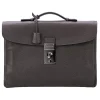 Viola Milano - The Light Traveller Briefcase - Grey - Handmade in Italy - Luxury Exclusive Collection - Avvenice