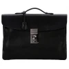 Viola Milano - The Light Traveller Briefcase - Black - Handmade in Italy - Luxury Exclusive Collection - Avvenice