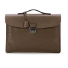 Viola Milano - Traveller Briefcase - Taupe - Handmade in Italy - Luxury Exclusive Collection - Avvenice