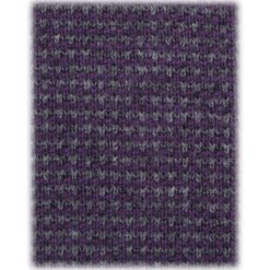 Viola Milano - Two-Tone Knitted 100% Cashmere Tie - Purple/Grey - Handmade in Italy - Luxury Exclusive Collection - Avvenice