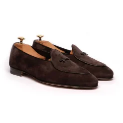 Viola Milano - Unlined Belgian Loafer - Tobacco - Handmade in Italy - Luxury Exclusive Collection - Avvenice