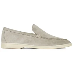 Viola Milano - Unlined Capri Suede Loafer - Natural - Handmade in Italy - Luxury Exclusive Collection - Avvenice