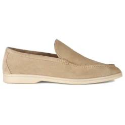 Viola Milano - Unlined Capri Suede Loafer - Beige - Handmade in Italy - Luxury Exclusive Collection - Avvenice