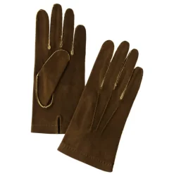Viola Milano - Unlined Roe Deer Gloves - Army Green - Handmade in Italy - Luxury Exclusive Collection - Avvenice
