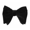 Viola Milano - Velvet Bow Tie - Black I - Made in Italy - Luxury Exclusive Collection - Avvenice