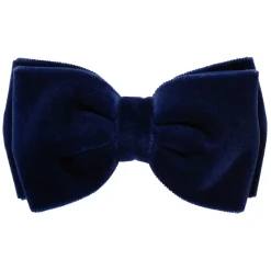 Viola Milano - Velvet Bow Tie - Sky Blue - Handmade in Italy - Luxury Exclusive Collection - Avvenice