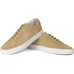 Viola Milano - Viola Sport Club Sneakers - Sand Suede - Handmade in Italy - Luxury Exclusive Collection - Avvenice