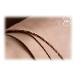 Woodcessories - AirCase - Premium AirPod Leather Necklace Eco Case - Stone Grey - QI Wireless Charging Technology - High Quality - Avvenice