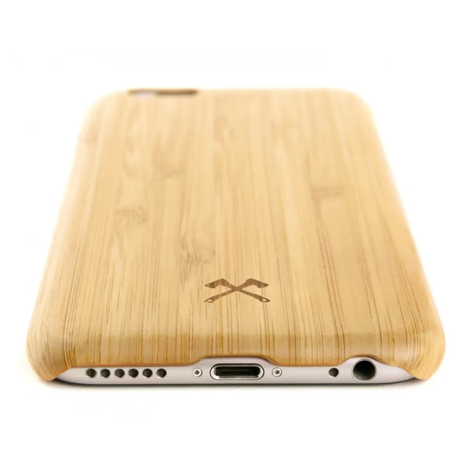 Woodcessories - Bamboo / Cevlar Cover - iPhone 6 Plus / 6 s Plus - Wooden Cover - Eco Case - Cevlar Collection - Avvenice